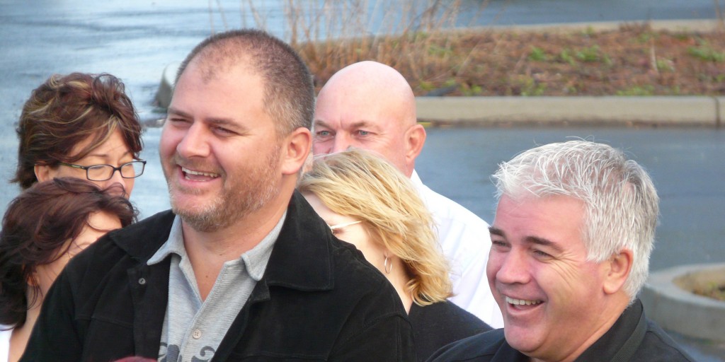 Adam and Mich Coral Homes at Byth St Blessing the land 2009 Adam and Mich Coral Homes at Byth St Blessing the Land 2009