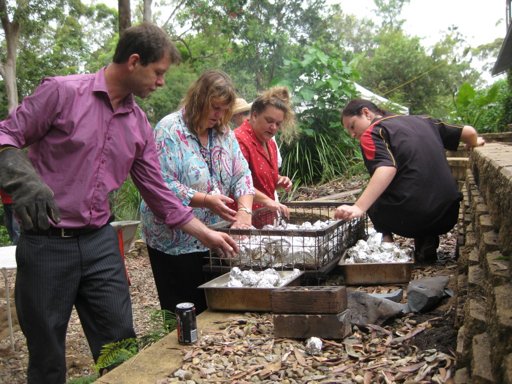 Traditional feast at the Green House