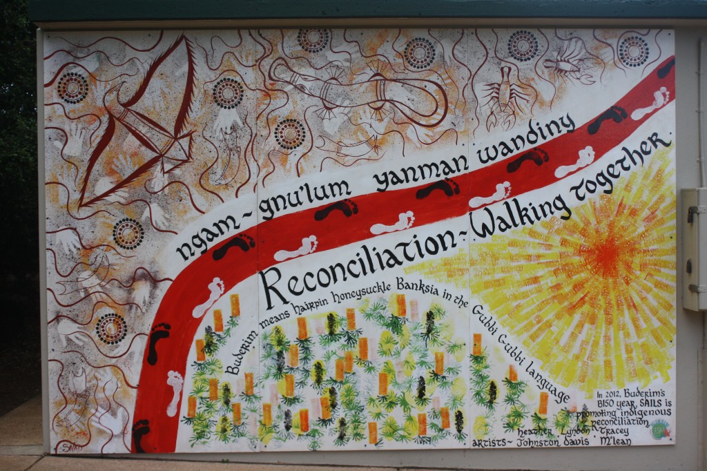 the mural at Wirrianda park